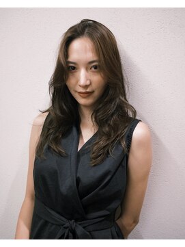 キーチェ 梅田中崎町(keych) レイヤーカット/オリーブベージュ/ブリーチなし/髪質改善/梅田