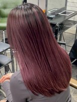 ハーシーバイアポロ 相模大野(HERSHE by apollo)&nbsp;xバレイヤージュ/ホワイトグレージュ/レイヤーカット