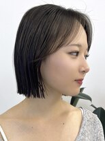 ノード(NODE)&nbsp;栄小顔丸みボブミルクティー