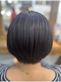 丸みショート　髪質改善