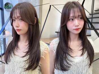 ミリ(mm)の写真/カットだけでふわっとした抜け感を◇可愛いも大人びた印象も自由自在！