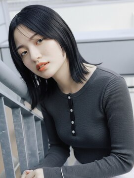 フレイムス ヘアアンドリラックス 赤羽店(Frames hair&relax) 地毛風カラー20代30代40代◎前髪なし小顔外ハネミディアム赤羽