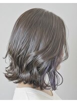 アンドモア(and MORE) インナーカラーパープル