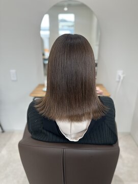 コル 市川(cor) 再整ケアカラー(髪質改善)×白髪ぼかし