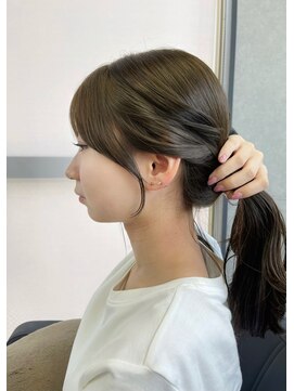 ペヴァ バイ シエンゴールド(PEVA by CIEN gold) 顔周りカット/後れ毛/前髪カット#浜松駅#カラー#ブリーチ