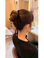 ヘアアレンジメント ボガスティーズ 溝の口店(Hair arrangement Vogusty's)&nbsp;上品ヘア/お団子/アップヘア/観戦/イベント/ブライダル