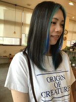 ヘアケアサロンジェー(J)&nbsp;前髪部分ブリーチオンカラー