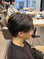 スタイルメンズ 藤沢(STYLE MEN)&nbsp;STYLE MENメンズカットリバースセンターパートニュアンスパーマ