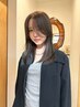 【RIKO 指名】カット＋カラー　￥12100～→￥9130