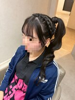 ナイロン 会津若松店(NYLON.)&nbsp;サイド編み込みスタイル