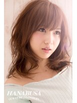 ハナブサ 藤江店(HANABUSA)&nbsp;大人可愛い！小顔ミディアムスタイル♪ウルフ、レイヤーカット