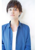 サイドパートショート・フェザーマッシュ・