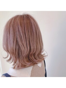 シャンプー 本店(SHAMPOO) ダブルカラー  ピンクベージュ