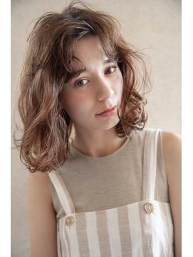 ケイト(kate) 【kate大宮】パーマ風ウェーブ×ヌーディーベージュ