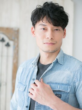 モッズヘア メン 上尾東口店(mod's hair men) ≪mod's men≫ニュアンスパーマのモテ髪ツーブロックE