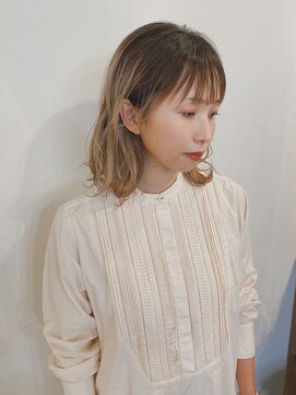 ロティー(loty) 【loty川原一高】グラデーションカラー×切りっぱなしボブ