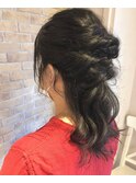 ツヤ髪☆セミロング簡単アレンジ