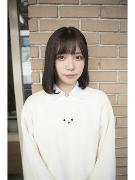 サロンドミルク 原宿(salon de MiLK) 【salon de MiLK 原宿】ラベージュ×ツヤサラボブ