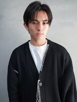 表参道メンズカット/ニュアンスマッシュ/センターパート/30代