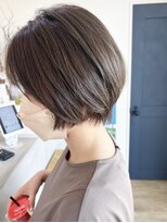 アーブル ヘアーアンドメイク(ARBRE) ブリーチハイライトショート前髪カット