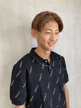 トリコ(ToricO) センターパート×ブリーチ無しベージュ☆