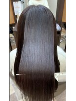 バランスヘアクリニック 南仙台駅前店(Balance hair clinic) 髪質改善カラー[タイトストレート/アッシュブラウン]30代/40代