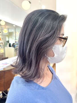 コワファースト  させぼ五番街店(COIFF1RST) ホワイトラベンダー×バレイヤージュ