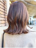 20代30代40代髪質改善カラーココアブラウンくびれ透明感