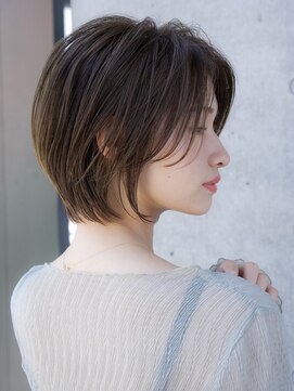 エインアンリー 表参道(AIN.ANLY.) 前髪なし大人ショートボブ20代30代40代【AIN.表参道】川原大地