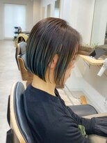 トト 船橋店(toto.)&nbsp;黒髪/グレーベージュ/レイヤーロング/前髪パーマ[西船橋/津田沼]