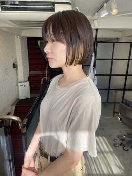 ギリア(Gillia) 【gillia梅ヶ丘】大人かわいい/インナーカラー/minibob/