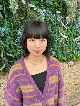 ノーブルヘアー(NOBLE HAIR) ウルフ×パーマ