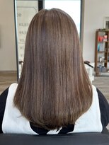 アトリエコア(Atelier Coa) ミルクティーベージュカラーくびれヘアグレージュカラー韓国