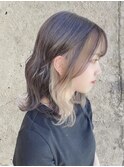 ヘムラインカラー×ミルクティーベージュ