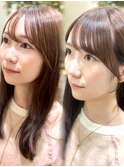 小顔/流し前髪/似合わせカット/レイヤー/モテ前髪/姫カット/大人