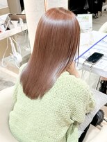 ロンド ブランシュ 錦糸町北口(Lond blanche)&nbsp;前髪アンブレラカラーこなれミディイメチェンウェーブパーマ