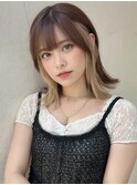 インナーカラーベージュ
