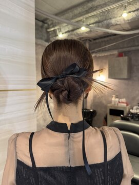 エルバイラビス 大宮(elu by lovis) 《mana》カチモリヘアセット/韓国ヘア/お呼ばれヘアセット/大宮