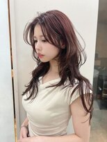 ジーナ 難波(Zina)&nbsp;髪質改善＊韓国風ピンクブラウンロング＊美髪【Zina難波】