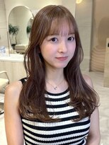 ミズチャーム(Ms.CHARM)&nbsp;小顔に見せるヘア/顔まわりカット/韓国ヘア/レイヤーカット/前髪