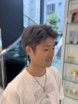 エアー 銀座タワー(AIR)&nbsp;メンズカット/ダブルカラー/ハイトーンカラー/シルバー/グレー