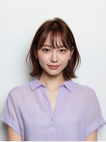 e.m.a プレミアムビューティーサロン 栄駅店(e.m.a PREMIUM BEAUTY SALON)&nbsp;ボブ/イメチェン/外ハネボブ/美髪/ワイドバング/髪型