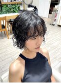ニュアンス/ミニボブパーマ/ミニボブ/前髪パーマ/ムース/荻窪