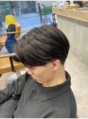 毛流れセンターパート