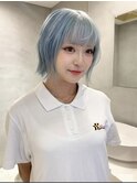 くびれヘア/アプリコットオレンジ/夏のヘアアレンジ/梅田
