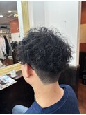 プードルパーマ　メンズマッシュ　佐世保