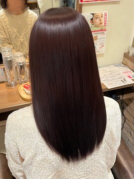 ヘアメイク シュシュ(Hair make chou chou) ピンクブラウン　ラベンダーブラウン　髪質改善カラー