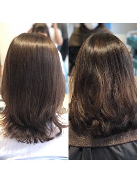 艶髪【髪質改善】〈センター南・センター北〈白髪染め・縮毛矯正