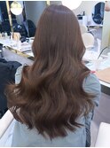 梅田/着物ヘア/大人ガーリー/ダークアッシュ/似合わせカット
