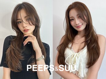 ピープスアンドスー 表参道 渋谷(Peeps&Suu.)の写真/小顔魅せを叶える補正テクニック&ハイセンスな似合わせ技術★顔まわりレイヤー/顔周りカット/後れ毛カット